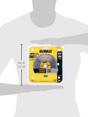 dewalt-dw9052-5-3-8-in-30-tooth-carbide-saw-blade-non-ferrous-yellow image 3