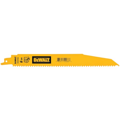 dewalt-dwar966-9-in-6-tpi-metal-cutting-bi-metal-reciprocating-saw-blades-5-pack image 5
