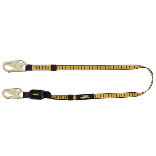 dewalt-6-ft-twin-lanyard-with-external-energy-absorber-and-snap-hooks image 4