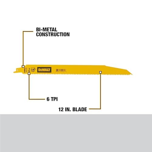 dewalt-dwar106-12-inch-5-pack-bi-metal-reciprocating-saw-blades-6-tpi-for-demoli image 7