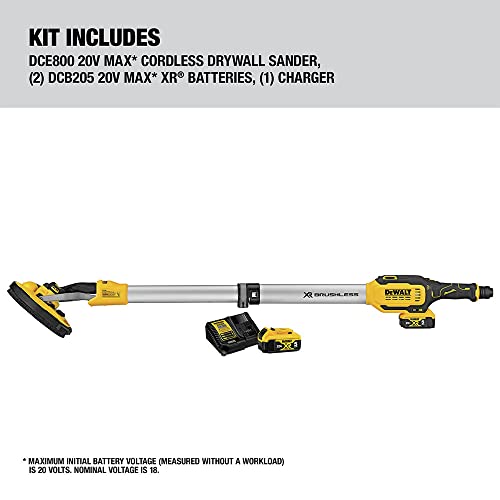 dewalt-20v-max-cordless-drywall-sander-kit-dce800p2-with-battery-and-charger image 6