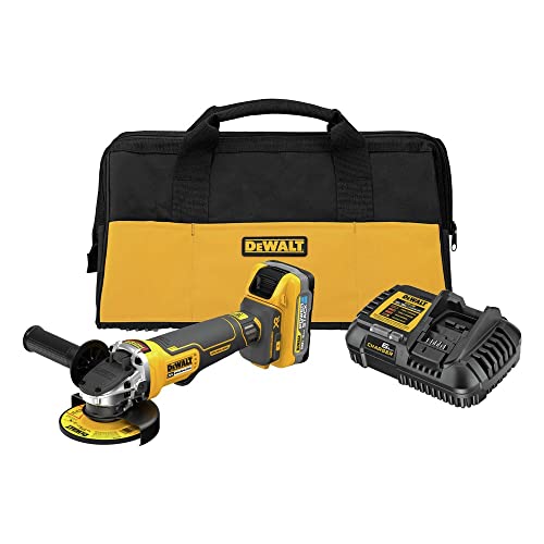 dewalt-dcg413h1-20v-max-4-1-2-brushless-angle-grinder-kit image 2