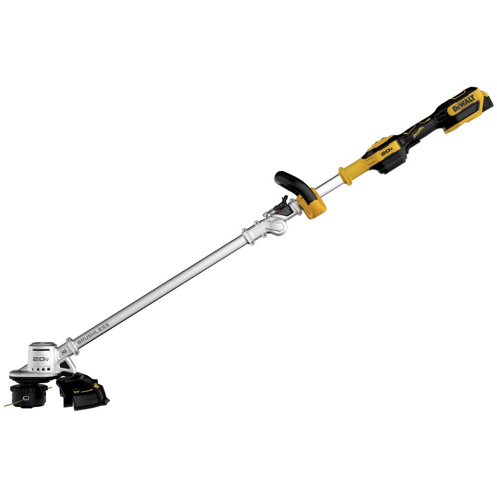 dewalt-dcst922p1-20v-max-14-cordless-string-trimmer-kit-5ah-battery-charger image 3