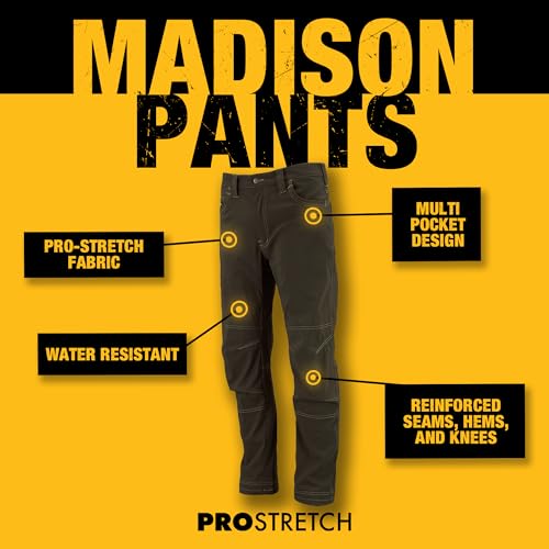 dewalt-madison-men-s-pro-stretch-water-resistant-work-pants image 8