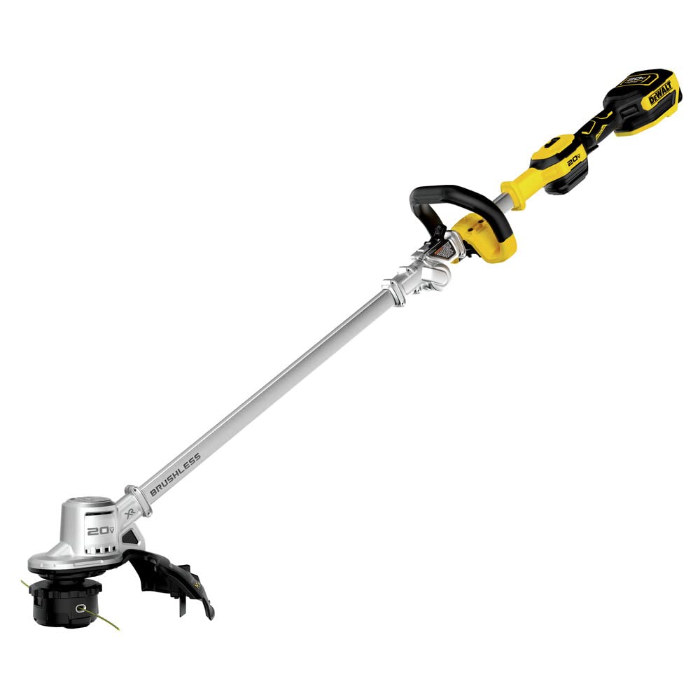 dewalt-dcst922p1-20v-max-14-cordless-string-trimmer-kit-5ah-battery-charger image 2