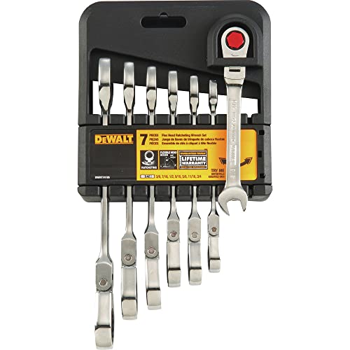dewalt-dwmt74195-sae-7-piece-ratcheting-flex-head-combination-wrench-set image 4