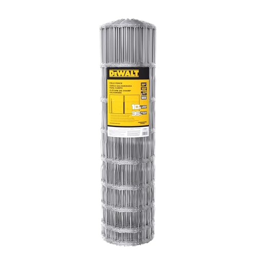 dewalt-39-in-x-132-ft-field-fence-with-graduated-mesh-12-5-gauge-galvanized-stee image 8