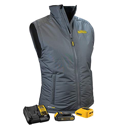 dewalt-dchvl10c1-s-women-s-heated-quilted-vest-gray-small image 4