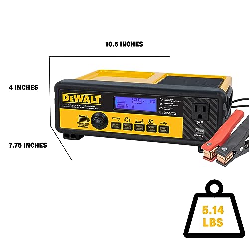 dewalt-dxaec801b-30a-bench-battery-charger-with-engine-start-and-maintainer image 8