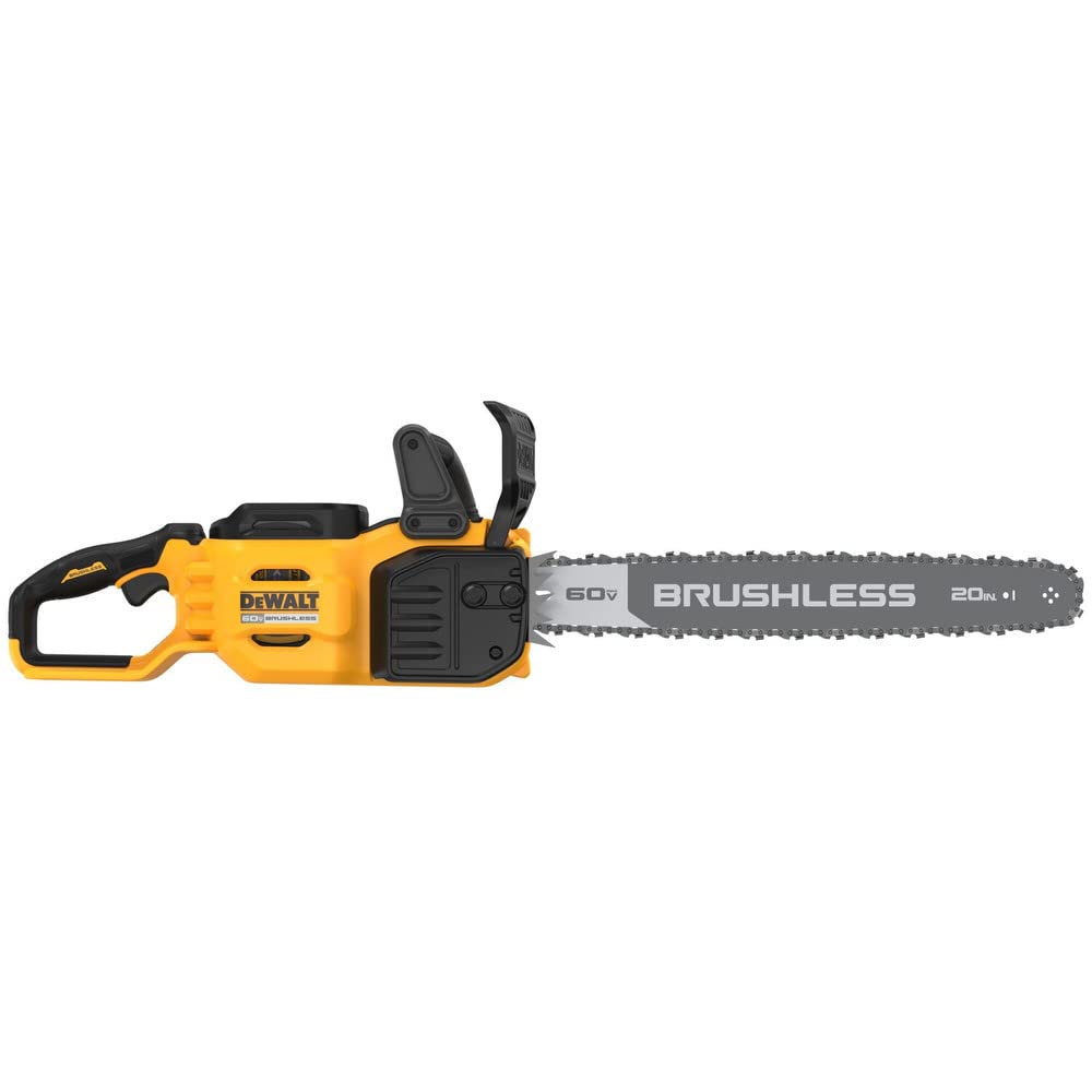 dewalt-dccs677y1-20-in-60v-max-cordless-chainsaw-with-dcb612-battery image 4