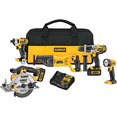 dewalt-20v-max-5-tool-cordless-combo-kit-dck590l2 image 6