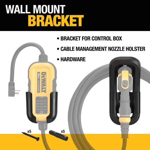 dewalt-ev-charger-wall-mount-bracket-with-cable-organizer-for-16a-32a-portable-c image 8