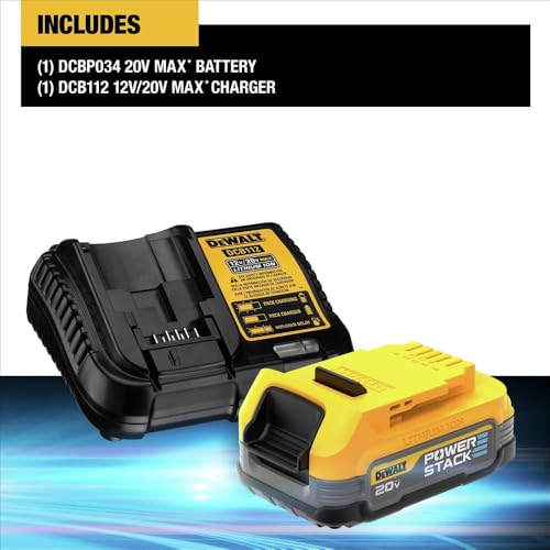 dewalt-20v-max-powerstack-starter-kit-compact-battery-and-charger-dcbp034c image 8