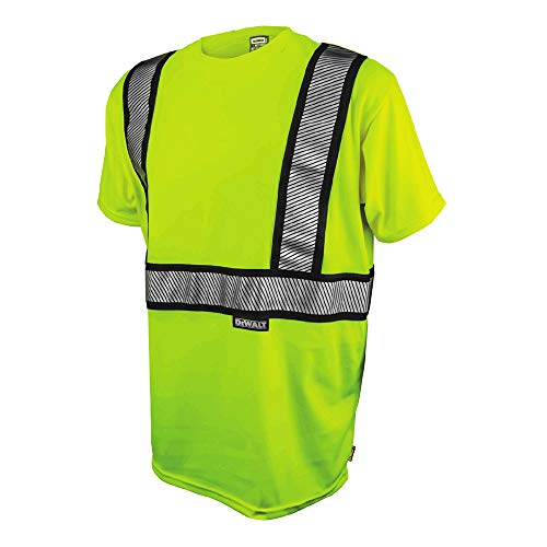 dewalt-dst911-xl-class-2-modacrylic-fr-t-shirt-hi-vis-green-x-large image 3