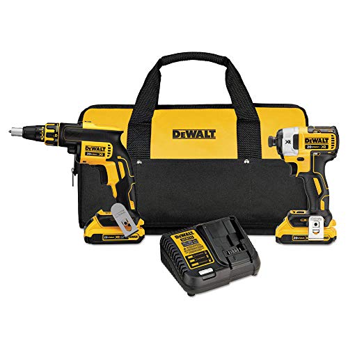 dewalt-dck267d2-20v-max-xr-drywall-screw-gun-and-impact-driver-kit-with-2-0ah-ba image 6