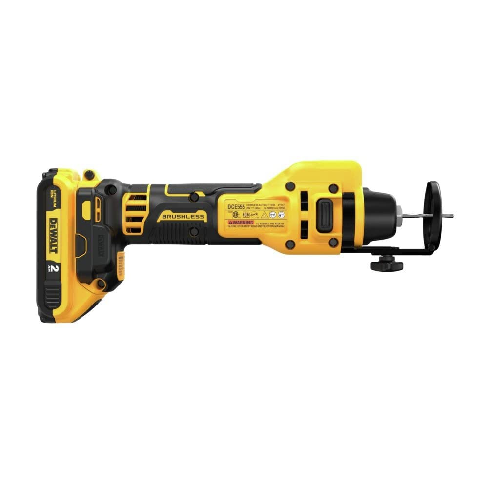 dewalt-dce555d2-20v-max-drywall-cut-out-tool-kit-2-batteries-charger image 4
