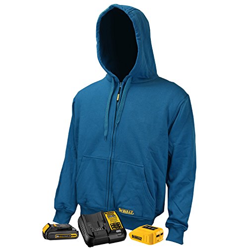 dewalt-dchj069c1-xl-3-core-heated-fleece-hoodie-with-20v-max-battery-and-charger image 2