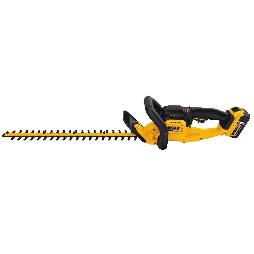 dewalt-dcht820p1-20v-max-cordless-hedge-trimmer-kit-with-5-ah-battery image 5