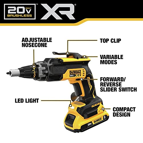 dewalt-dck265d2-20v-max-xr-drywall-screw-gun-and-cut-out-tool-combo-kit-with-2-b image 7