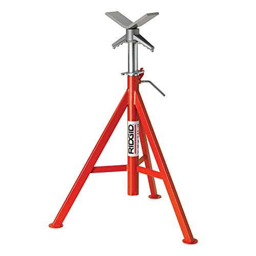 ridgid-56662-vj-99-v-head-high-pipe-stand-12-inch-capacity-red image 6