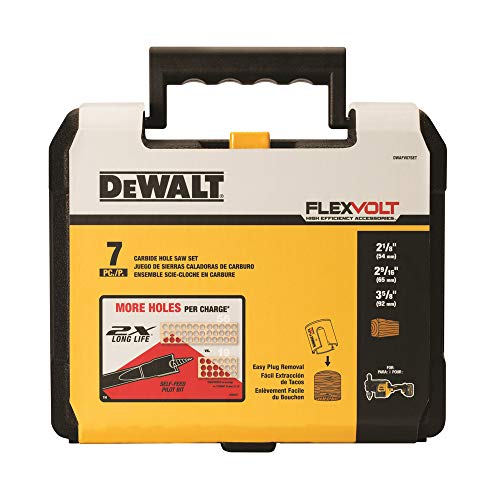 dewalt-flexvolt-carbide-hole-saw-kit-wood-drilling-7-piece-dwafv07set image 2