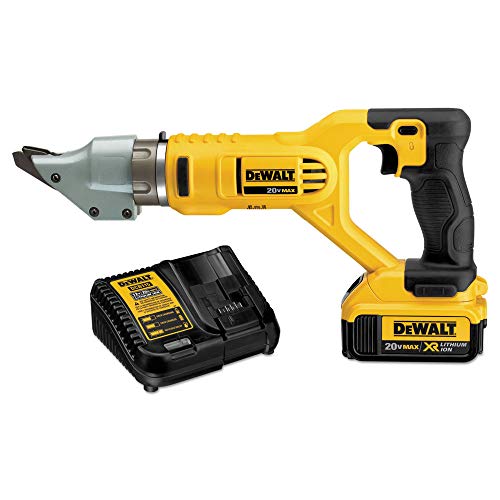 dewalt-dcs494m2-20v-max-14-ga-360-free-swivel-cordless-metal-shears-tool-kit image 7