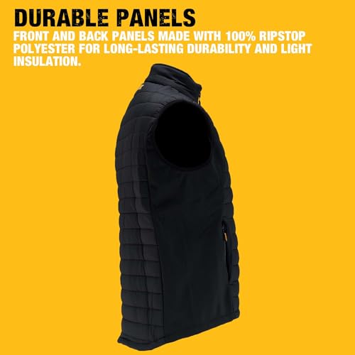 dewalt-men-s-hybrid-insulated-work-vest-polyester-stretch-regular-fit image 8