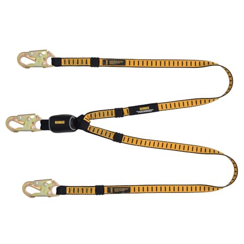 dewalt-6-ft-twin-lanyard-with-external-energy-absorber-and-snap-hooks image 3