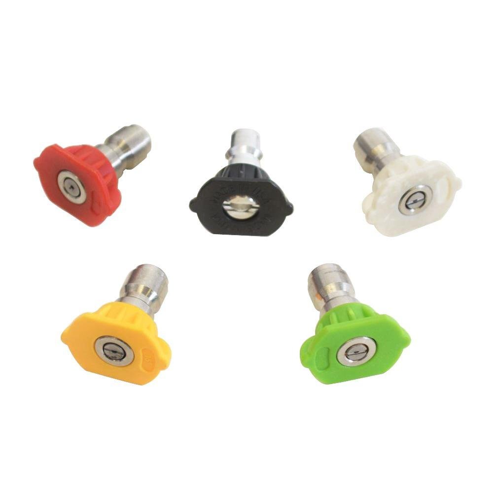 dewalt-80172-pressure-washer-quick-connect-nozzle-5-pack-4-0-orifice-4500-psi image 1
