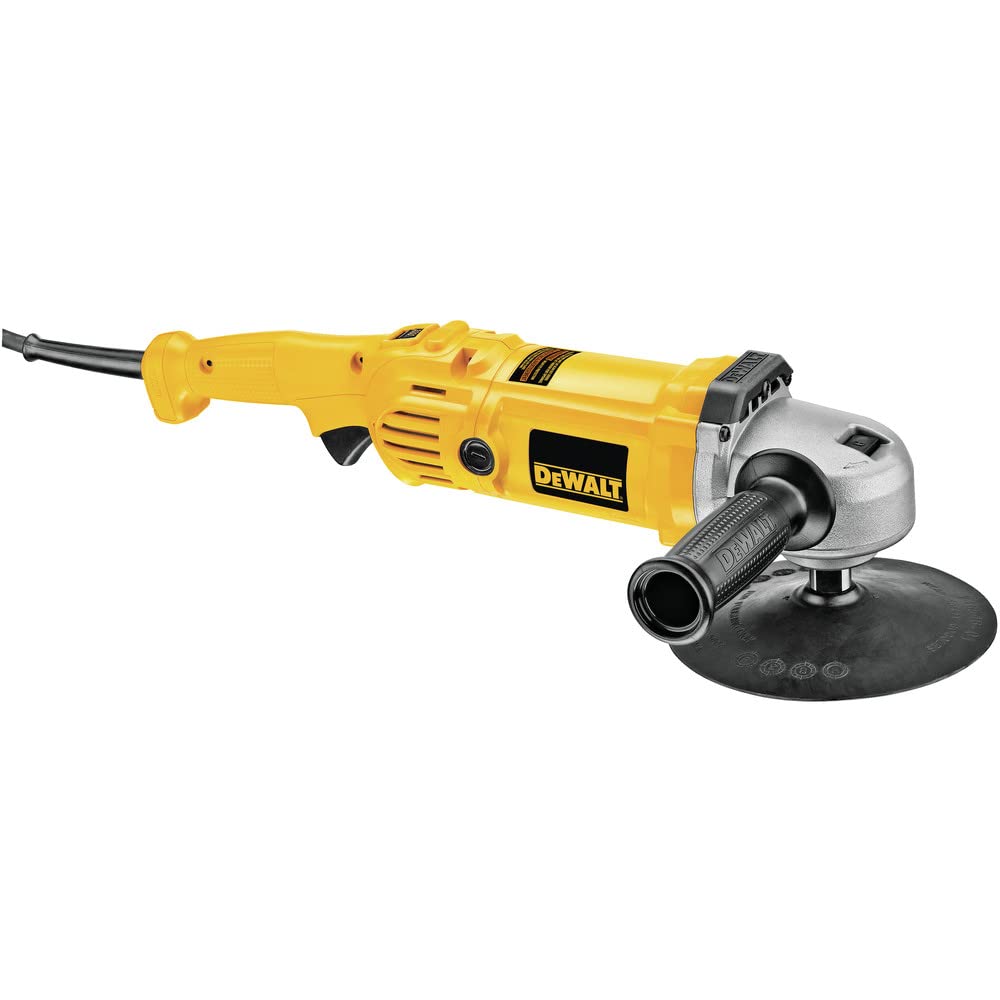 dewalt-dwp849-variable-speed-polisher-7-9-in-with-side-handle-and-backing-pad image 2