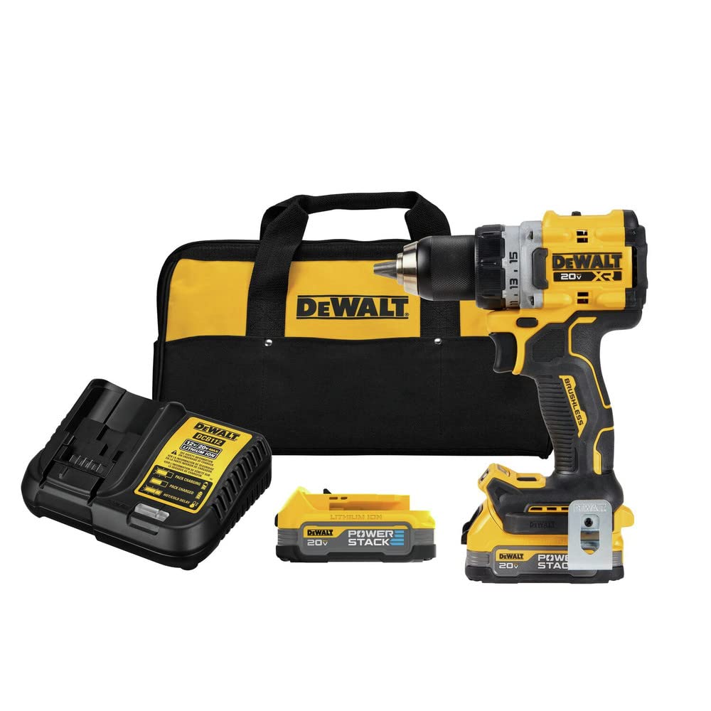 dewalt-dcd800e2-20v-max-xr-brushless-1-2-in-cordless-drill-driver-kit-with-2-bat image 1