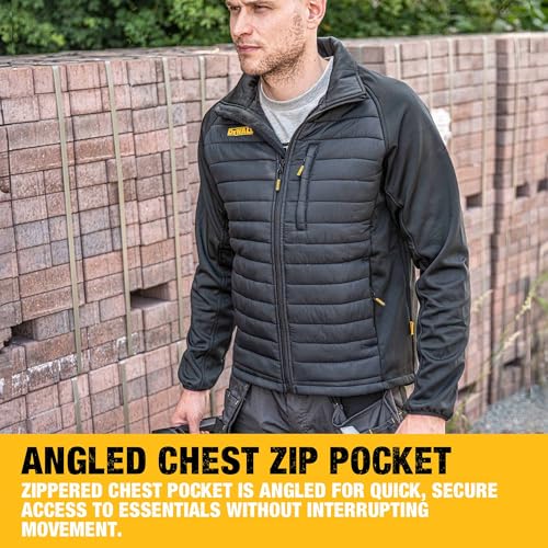 dewalt-men-s-hybrid-work-jacket-lightweight-water-resistant-insulated image 8