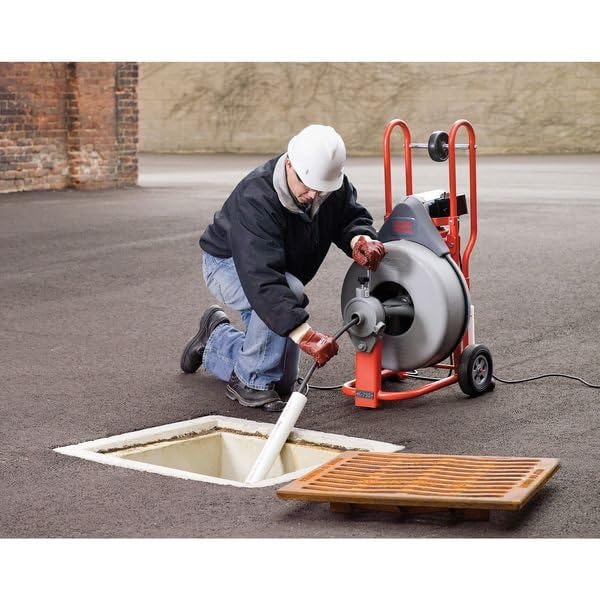 ridgid-42007-k-750-drum-machine-with-3-4-in-x-100-ft-cable-and-autofeed image 4