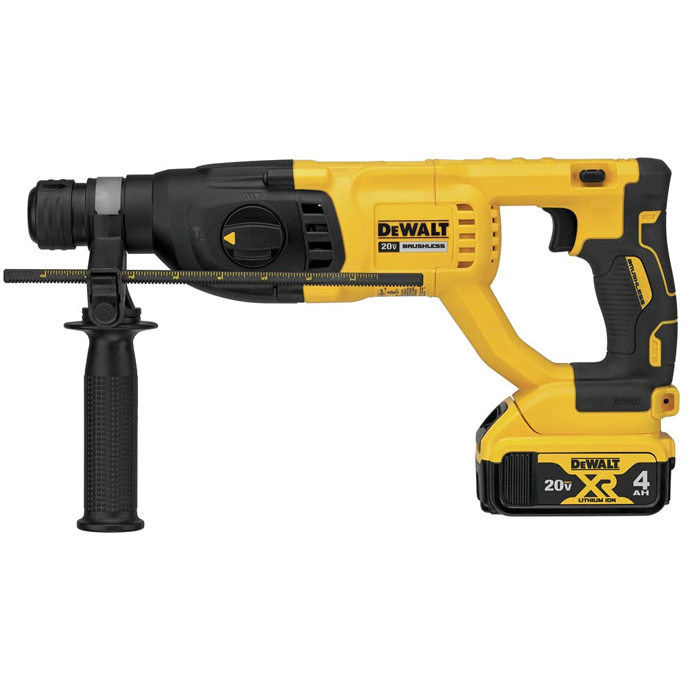 dewalt-dch133m2-20v-max-xr-brushless-1-inch-d-handle-rotary-hammer-kit image 3