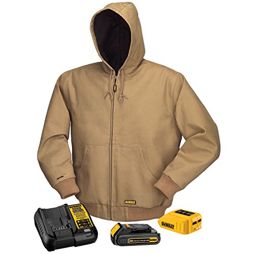 dewalt-dchj064c1-s-20v-12v-max-hooded-heated-jacket-kit-khaki-small image 3