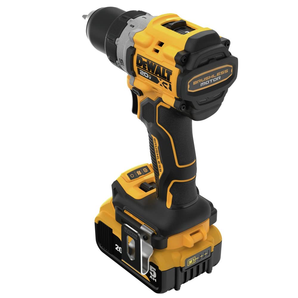 dewalt-20v-max-xr-dcd800p1-brushless-1-2-in-drill-driver-kit image 7