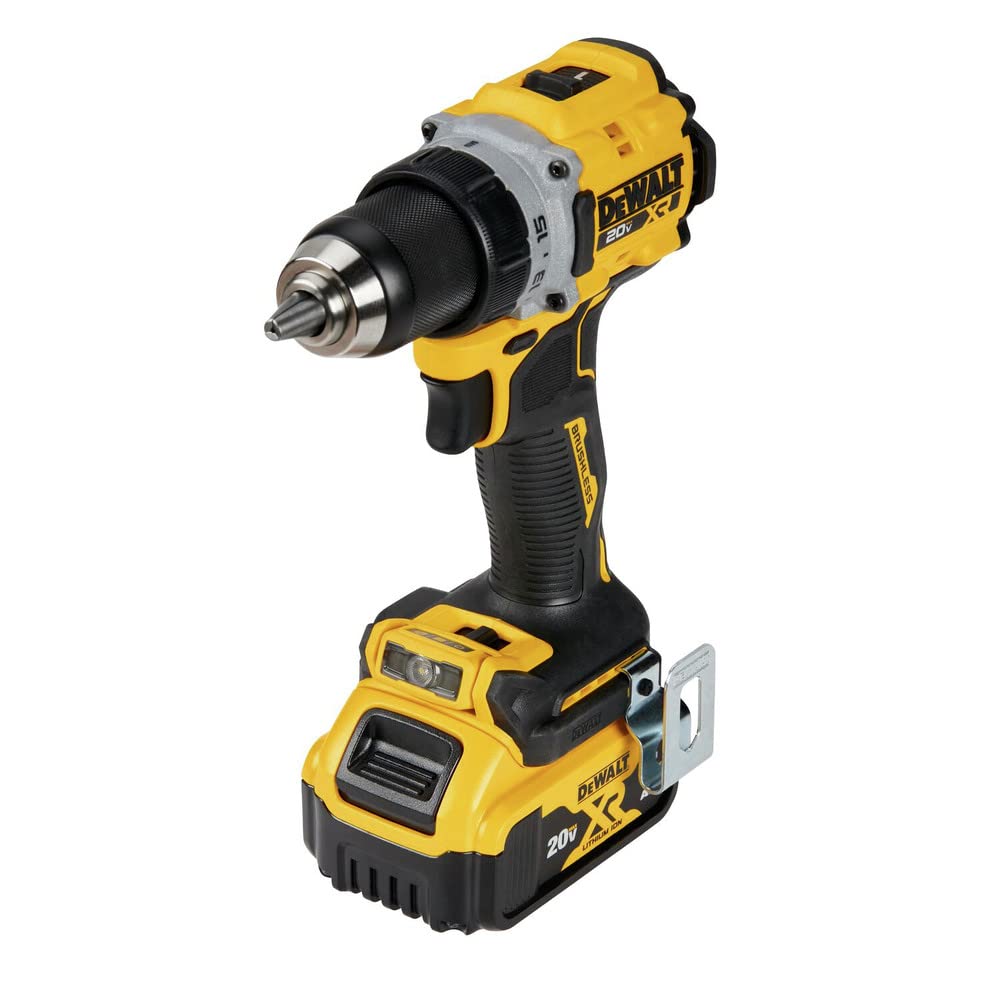 dewalt-20v-max-xr-dcd800p1-brushless-1-2-in-drill-driver-kit image 4