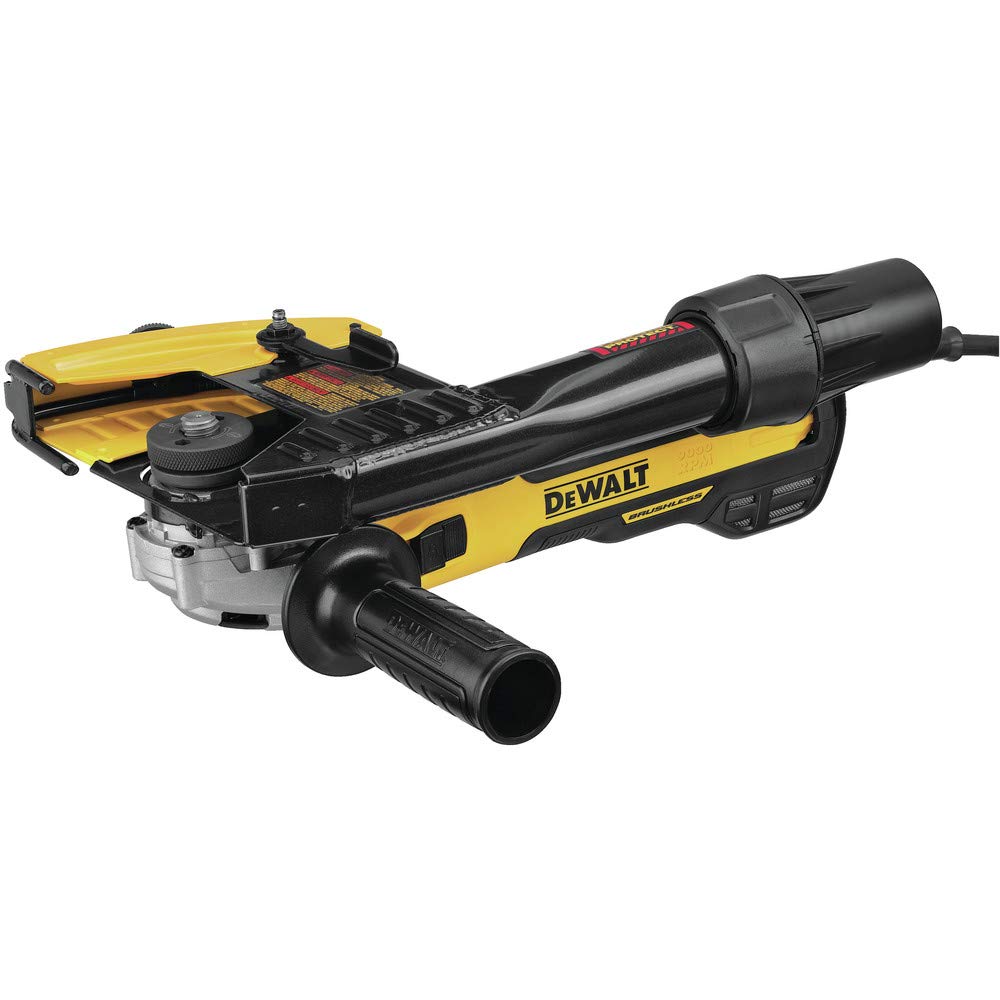 dewalt-dwe46202-5-6-inch-brushless-small-angle-grinder-with-tuckpointing-shroud image 1
