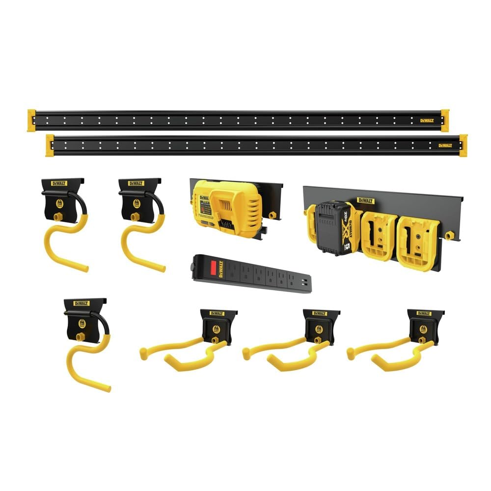 dewalt-dwst82825-10-piece-power-tool-organizer-kit-garage-workshop-storage-syste image 3