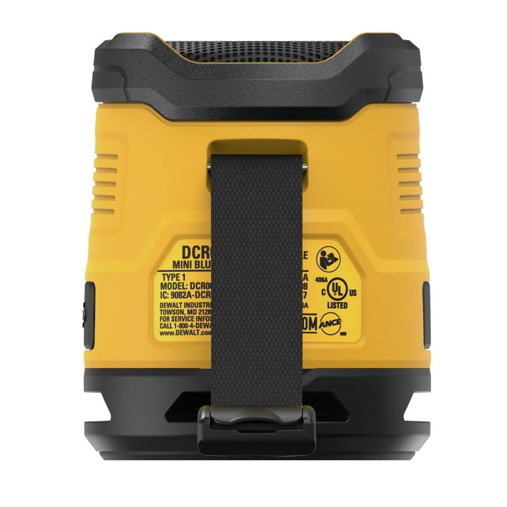 dewalt-dcr008-usb-c-rechargeable-jobsite-bluetooth-speaker image 4