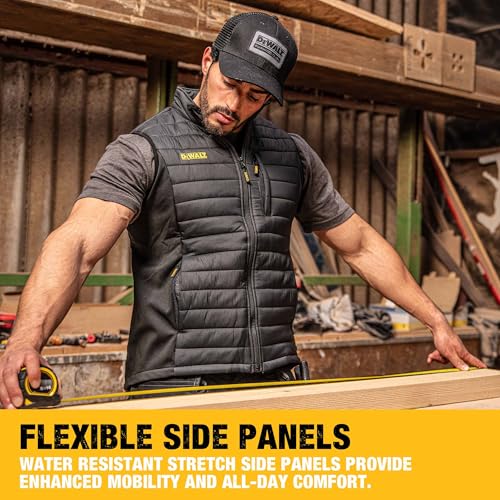 dewalt-men-s-hybrid-insulated-work-vest-polyester-stretch-regular-fit image 7