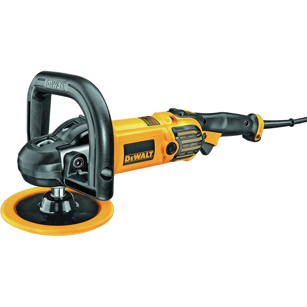 dewalt-dwp849-variable-speed-polisher-7-9-in-with-side-handle-and-backing-pad image 8