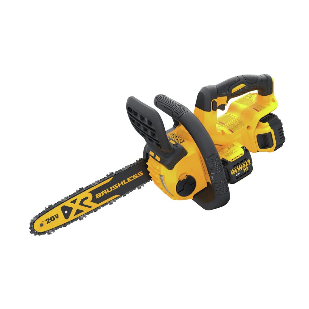 dewalt-dccs620p1-20v-max-compact-chainsaw-kit-with-5ah-battery image 4