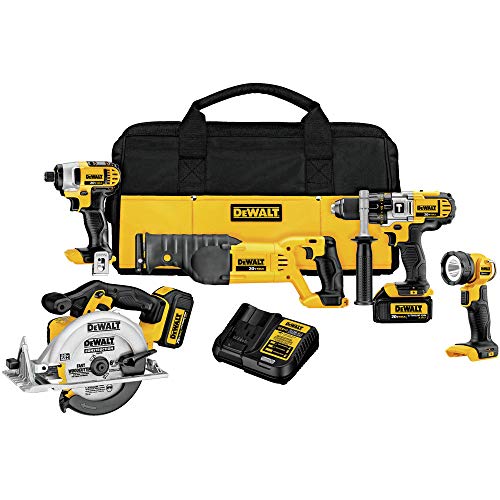 dewalt-dck592l2-20v-max-premium-5-power-tool-combo-kit-with-contractor-bag image 7