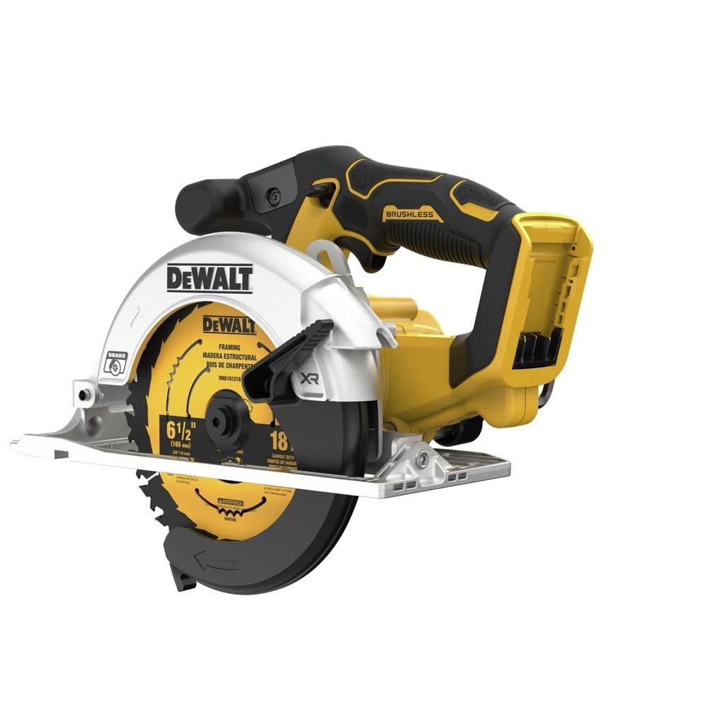 dewalt-dck237p1-20v-max-2-tool-combo-kit-6-1-2-in-circular-saw-reciprocating-saw image 7