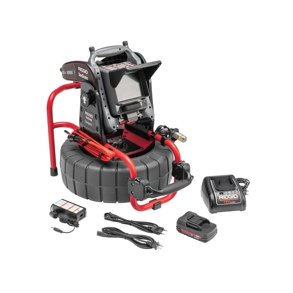 ridgid-seesnake-compact-c40-system-63828-with-cs6x-versa-monitor-18v-battery-cha image 4