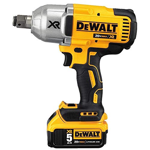 dewalt-20v-max-xr-3-4-cordless-impact-wrench-hog-ring-dcf897p2-with-2-batteries- image 6