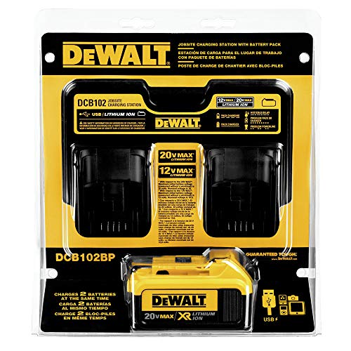 dewalt-dcb102bp-20v-max-jobsite-charging-station-with-battery image 7