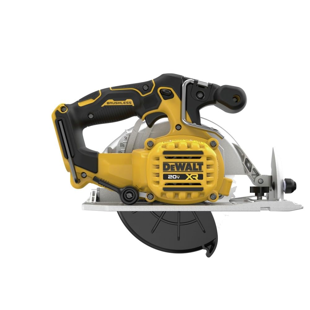 dewalt-dck237p1-20v-max-2-tool-combo-kit-6-1-2-in-circular-saw-reciprocating-saw image 8
