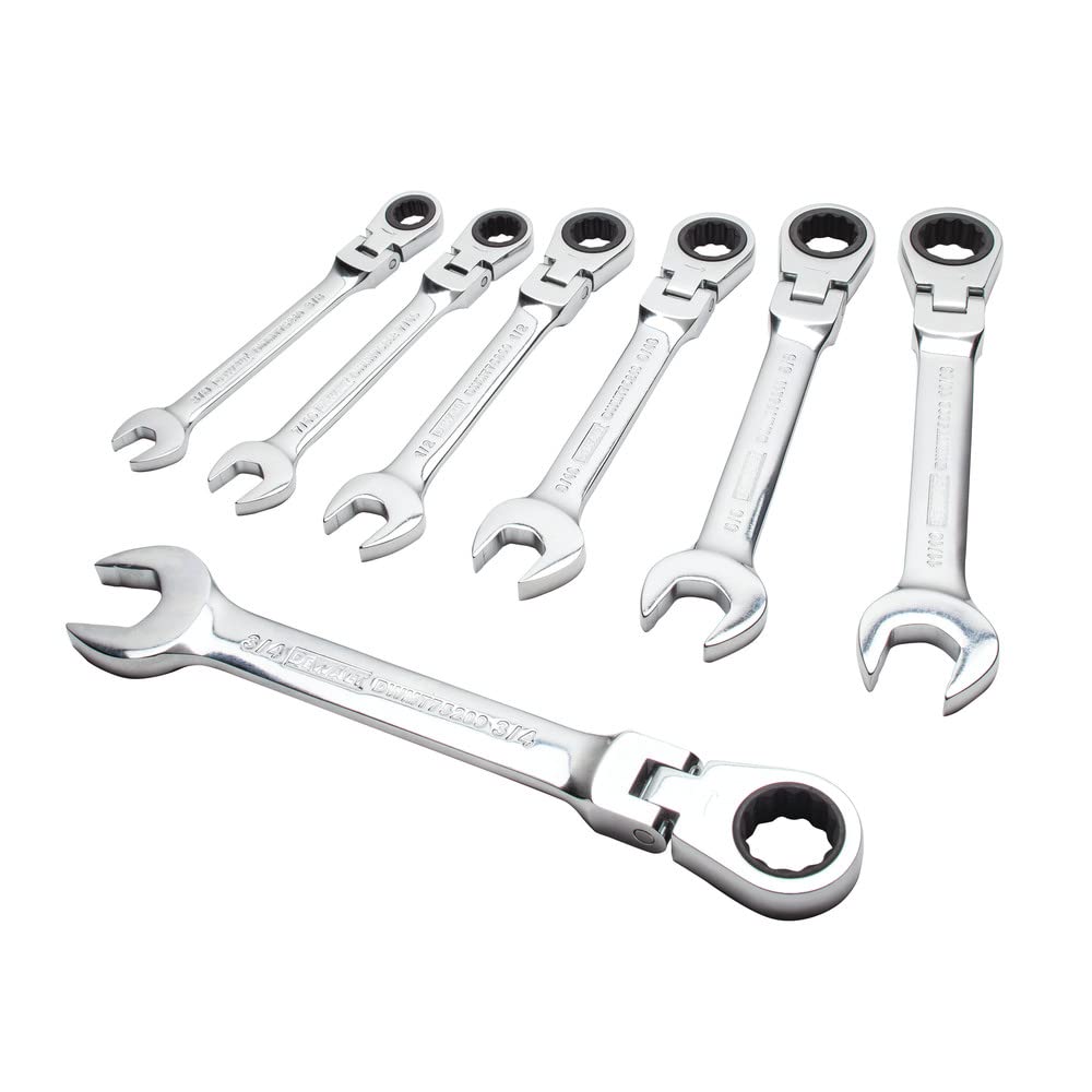 dewalt-dwmt74195-sae-7-piece-ratcheting-flex-head-combination-wrench-set image 1